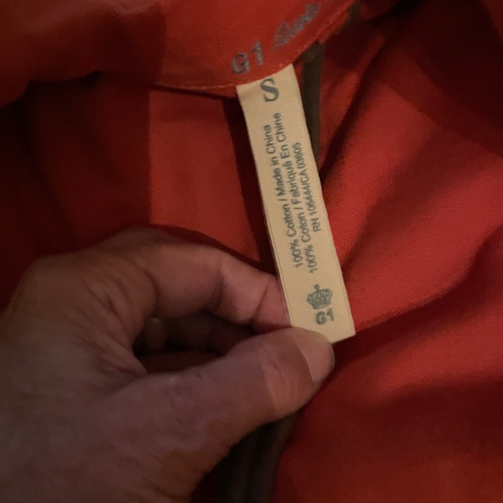 G1 Basic Goods Orange Jacket Euc - image 3